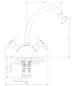 Смеситель для кухни Rossinka Q Q02-71 хром Q02-71 фото 2