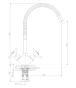 Смеситель для кухни Rossinka Q Q02-75 хром Q02-75 фото 2