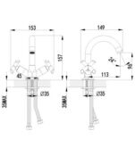 Смеситель для раковины Lemark LM7507C хром LM7507C фото 2