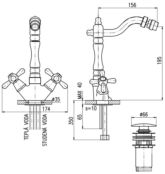 Смеситель для биде Rav Slezak MK121.5/9SM бронза MK121.5/9SM фото 2