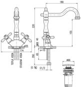 Смеситель для раковины Rav Slezak MK121.5/8 хром MK121.5/8 фото 2