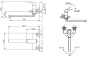 Смеситель для ванны или для душа Bravat Pure F6105161C-01A F6105161C-01A фото 3