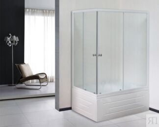 Душевой уголок Royal Bath RB 8100BP-C R 100x80 рифлёный