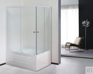 Душевой уголок Royal Bath RB 8100BP-C L 100x80 шиншилла