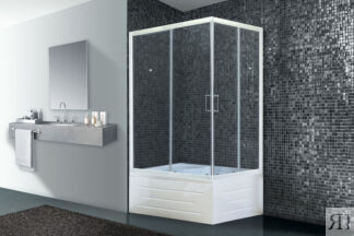 Душевой уголок Royal Bath RB 8100BP-Т L 100x80 прозрачный