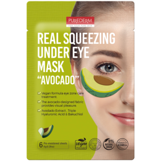 Purederm Avocado патчи для глаз, 6 шт/1 упаковка