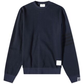 Толстовка Thom Browne Engineered Stripe Crew Sweat