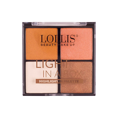 LOLLIS Хайлайтер для лица Highlighter Palette 4 Colors MPL293884 фото 1