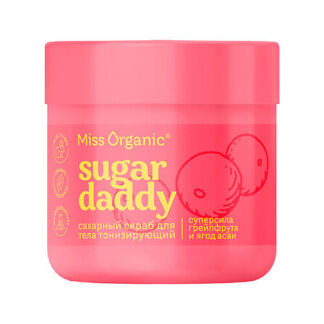 MISS ORGANIC Сахарный скраб для тела Тонизирующий SUGAR DADDY 140.0