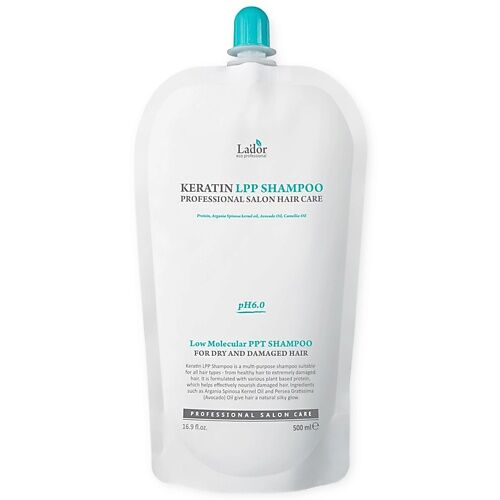 LADOR Шампунь для волос бессульфатный кератиновый Keratin LPP Shampoo 500.0 MPL327889 фото 1