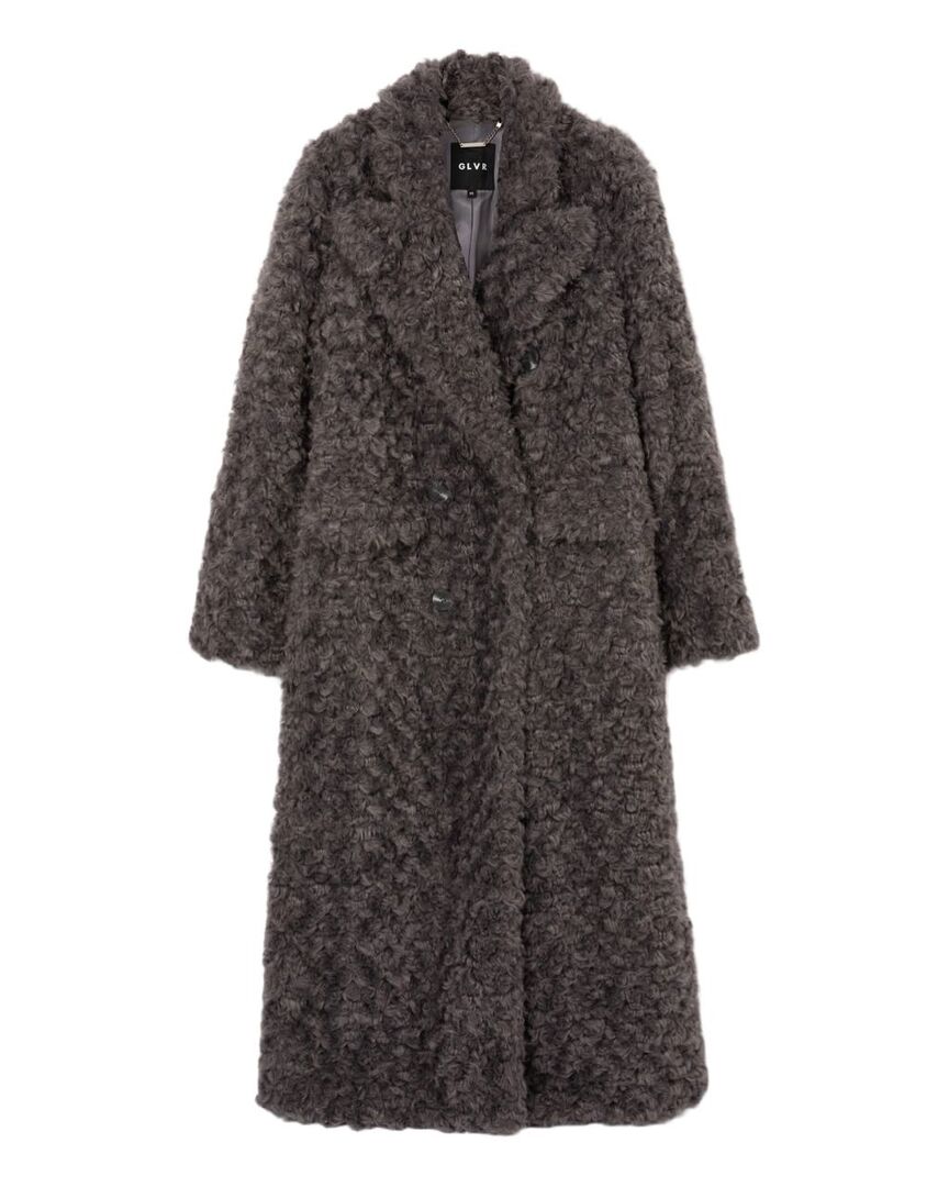 Шуба с двубортной застежкой 224G22GAC4506-2 фото 1