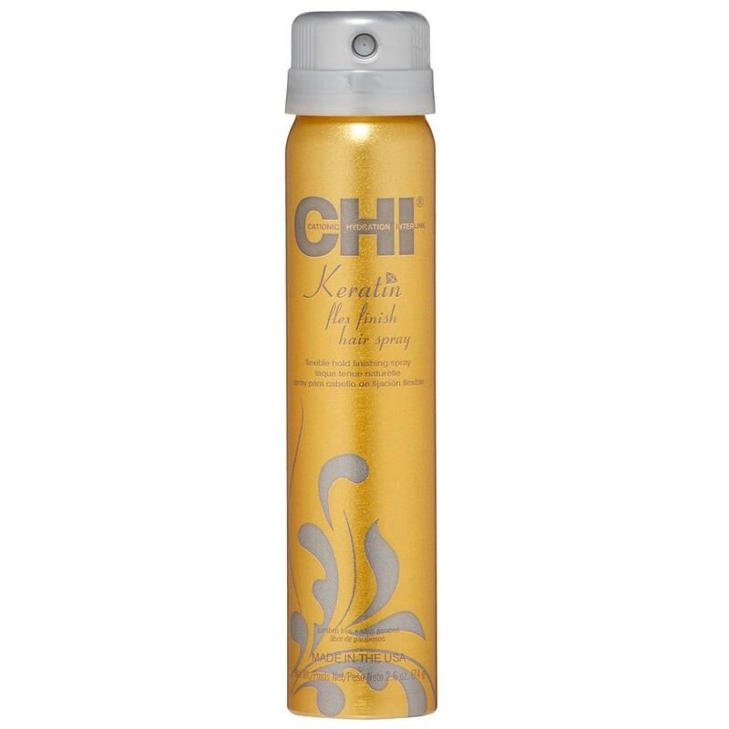 Лак для волос сильной фиксации с кератином Keratin Flexible Hold Hairspray CHIKH2 фото 1