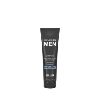 PREMIER FOR MEN Шампунь для волос и тела освежающий OLLIN PROFESSIONAL