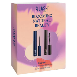 BLOOMING Набор-дуэт: сыворотка для роста ресниц и удлиняющая термотушь XLAS