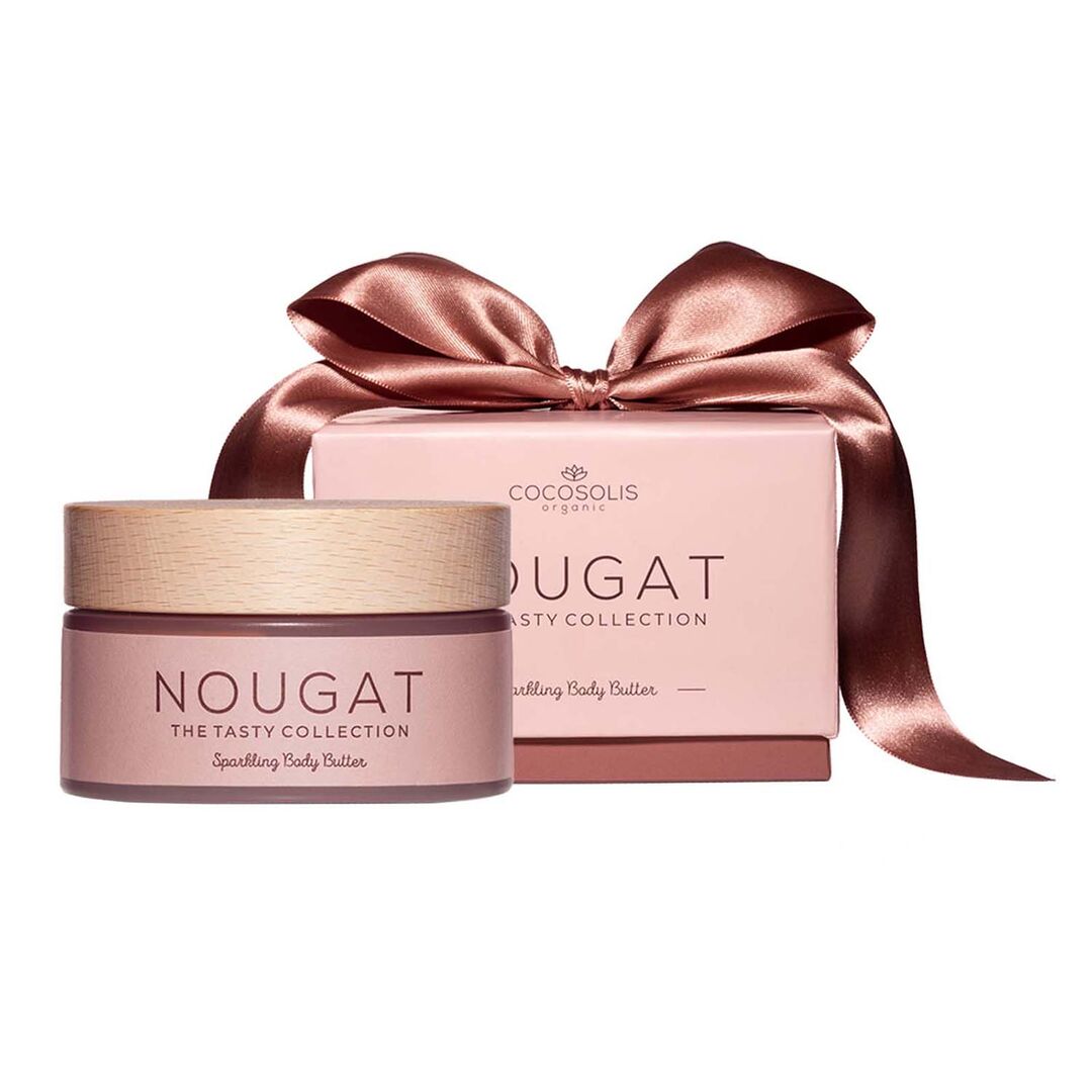 NOUGAT SPARKLING BODY BUTTER Масло для тела с эффектом сияния COCOSOLIS 3800500519708 фото 1