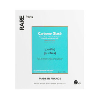 Carbone Glacé Очищающие тканевые маски для лица RARE PARIS