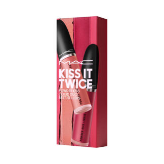Kiss It Twice Powder Kiss Liquid Duo: Best-Sellers Набор для губ MAC