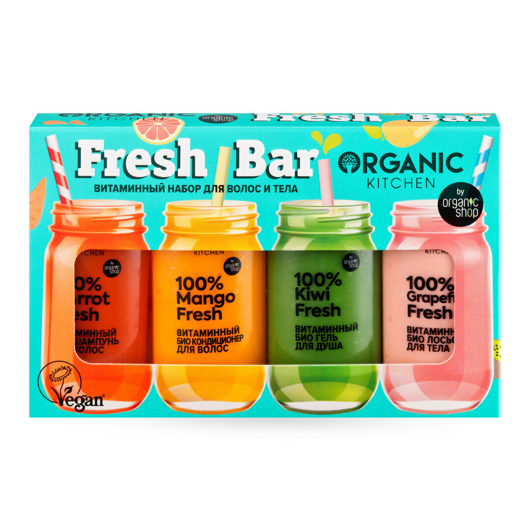 FRESH BAR Витаминный набор для волос и тела ORGANIC KITCHEN 4630039532386 фото 1