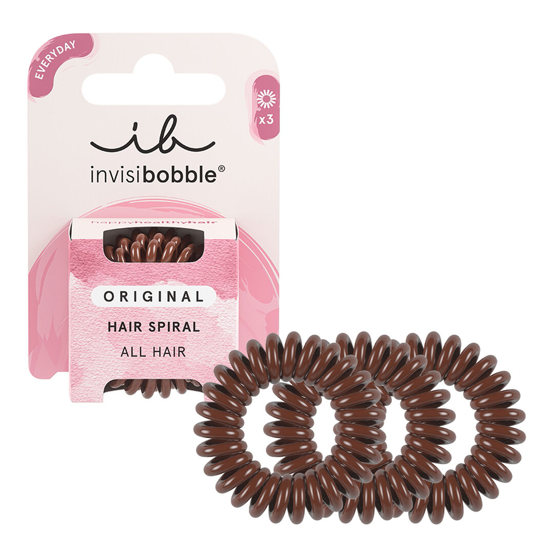 Original Pretzel Brown Резинка-браслет для волос INVISIBOBBLE 3041CRD фото 1