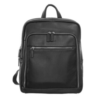 Рюкзак BRUNO PERRI L16504/1  (87434) черного цвета из натуральной кожи