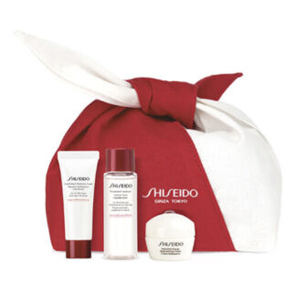 SHISEIDO Набор миниатюр (Универс. очищ. пенка 15мл, Увлаж. софтнер  30мл, E