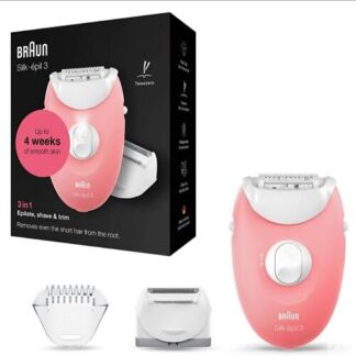 BRAUN Эпилятор Silk-epil 3 SE3277, 2 скорости, подсветка