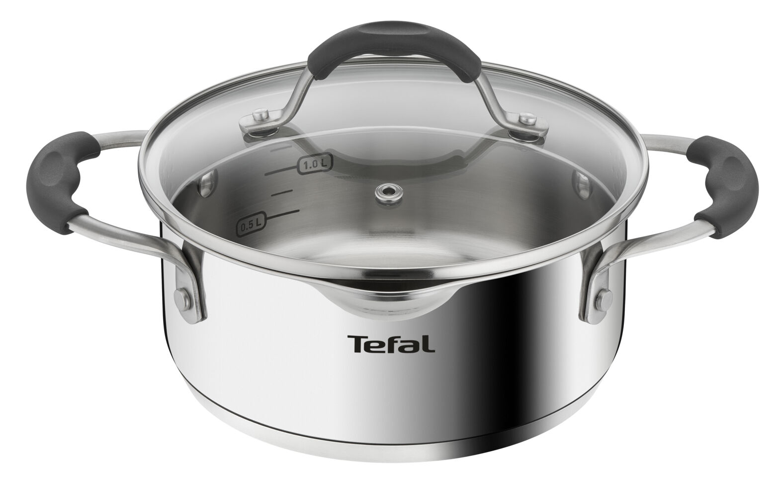 Кастрюля с крышкой Illico 4.9л 24см G7454674 Tefal G7454674 фото 1