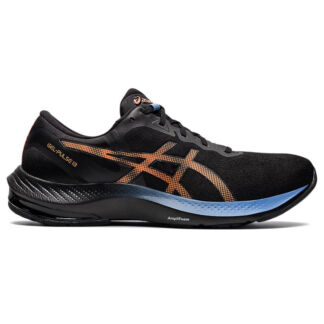 Кроссовки gel pulse 13 'black shocking orange' Asics, черный