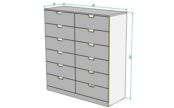 Комод Nordli 16 МДФ Икеа *Фиеста Эко фото 5