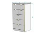 Комод Nordli 15 МДФ Икеа *Фиеста Эко фото 3