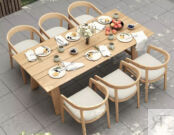 Обеденный стол из тика OCTA 220 Joygarden фото 5