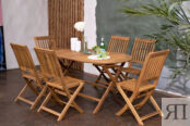 Стол из акации OXFORD 150 складной Joygarden фото 3