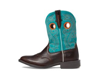 Ботинки Westward 10" Square Toe Durango, бирюзовый