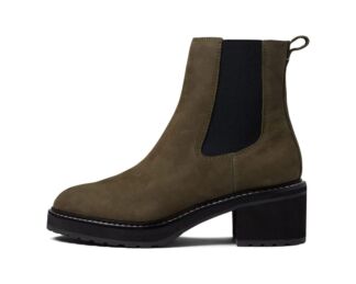 Ботинки The Carina Platform Chelsea Boot Madewell, грузовой зеленый