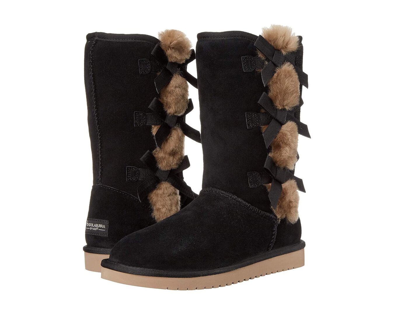 Угги Victoria Tall Koolaburra by UGG, черный 9103246 | Black фото 1