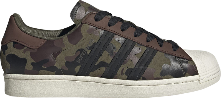 Кроссовки Adidas Superstar 'Camo', зеленый HQ8866 | Green фото 1