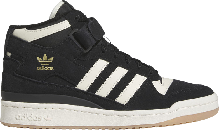 Кроссовки Adidas Forum Mid 'Black Cream Gum', черный FZ6252 | Black фото 1