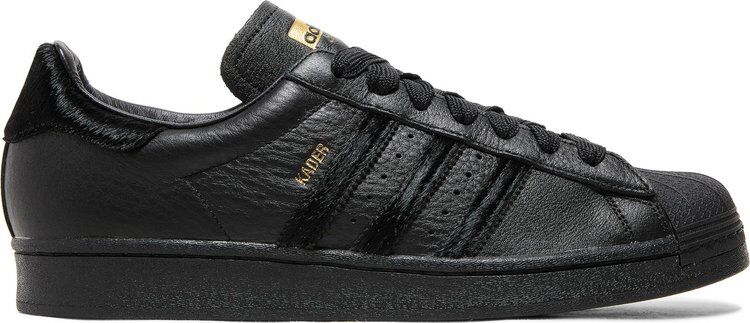 Кроссовки Adidas Kader Sylla x Superstar ADV 'Monochrome Black', черный GX7172 | Black фото 1