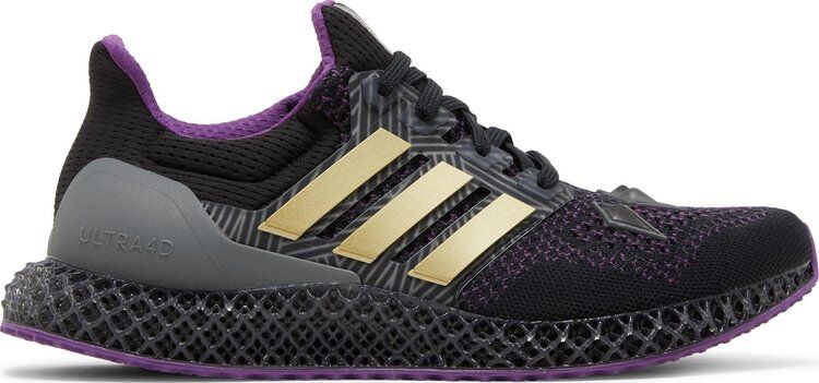 Кроссовки Adidas Marvel x Ultra 4D 'Black Panther', черный HQ0949 | Black фото 1