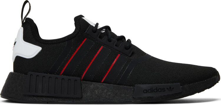 Кроссовки Adidas NMD R1, черный/белый/красный GX9887 | Black фото 1