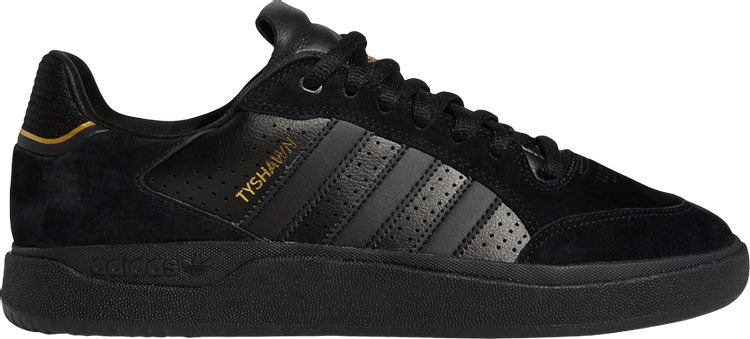 Кроссовки Adidas Tyshawn Low, черный GW3178 | Black фото 1