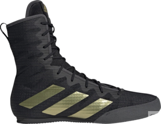 Кроссовки Adidas Box Hog 4 'Black Gold Metallic', черный