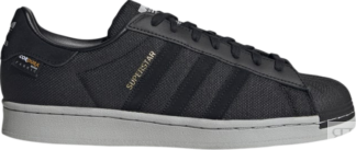 Кроссовки Adidas Superstar 'Black Gold Metallic', черный