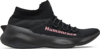 Кроссовки Adidas Pharrell x Human Race Sichona 'Black Shock Pink', черный