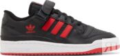 Кроссовки Adidas Forum Low 'Black Vivid Red', черный GW1613 | Black фото 1