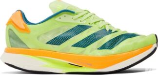 Кроссовки Adidas Adizero Adios Pro 2 'Pulse Lime Flash Orange', зеленый