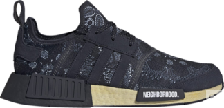 Кроссовки Adidas Neighborhood x NMD_R1 'Navy Paisley Bandana', синий