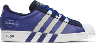 Кроссовки Adidas Superstar 'Extended Midfoot Stripes - Legacy Indigo', сини