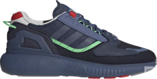 Кроссовки Adidas ZX 5000 Boost 'Legend Ink Semi Screaming Green', синий