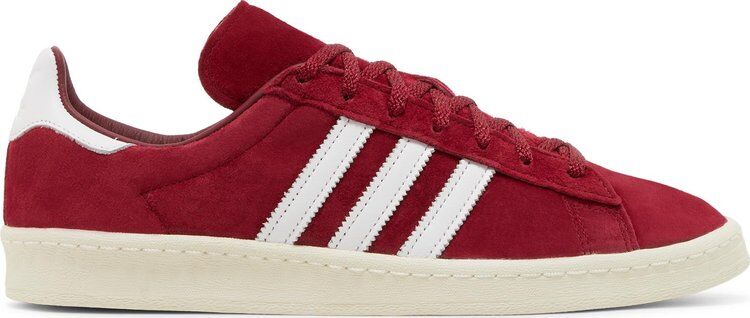 Кроссовки Adidas Campus 80s, бордовый/белый GX9404 | Red фото 1